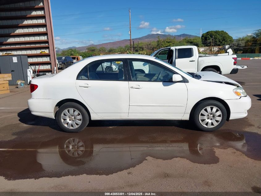2003 Toyota Corolla Le VIN: 1NXBR32E53Z142734 Lot: 43853301