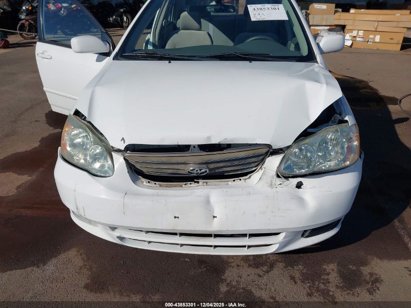 2003 Toyota Corolla Le VIN: 1NXBR32E53Z142734 Lot: 43853301