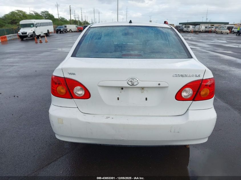 2003 Toyota Corolla Le VIN: 1NXBR32E53Z142734 Lot: 43853301