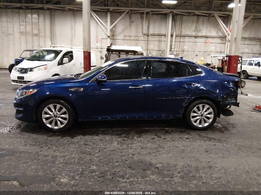 2017 Kia Optima Ex VIN: 5XXGU4L30HG170255 Lot: 43853329