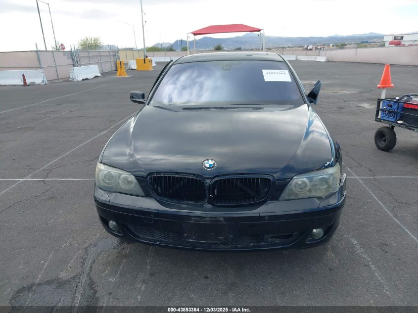 2007 BMW 750Li VIN: WBAHN83557DT71679 Lot: 43853364