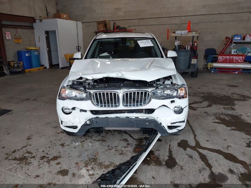 2017 BMW X3 xDrive28I VIN: 5UXWX9C39H0W74044 Lot: 43853366