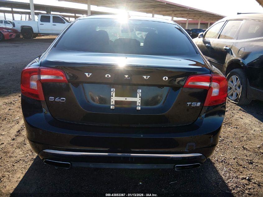 2017 Volvo S60 Inscription T5 VIN: LYV402HK0HB151910 Lot: 43853367