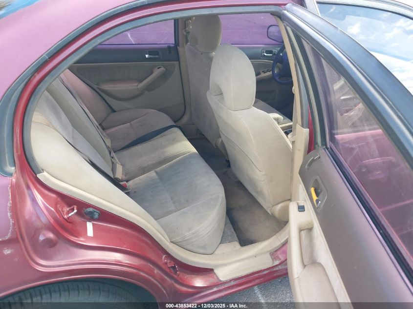 2005 Honda Civic Lx VIN: 2HGES165X5H555194 Lot: 43853422