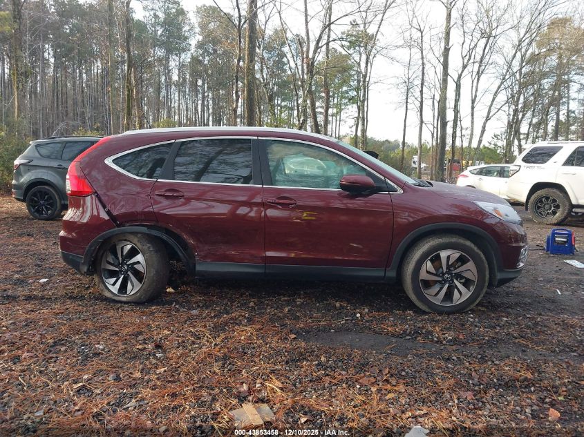 2016 Honda Cr-V Touring VIN: 5J6RM4H90GL122348 Lot: 43853458