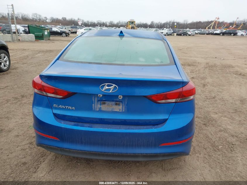 2017 Hyundai Elantra Se VIN: 5NPD84LF3HH186844 Lot: 43853471