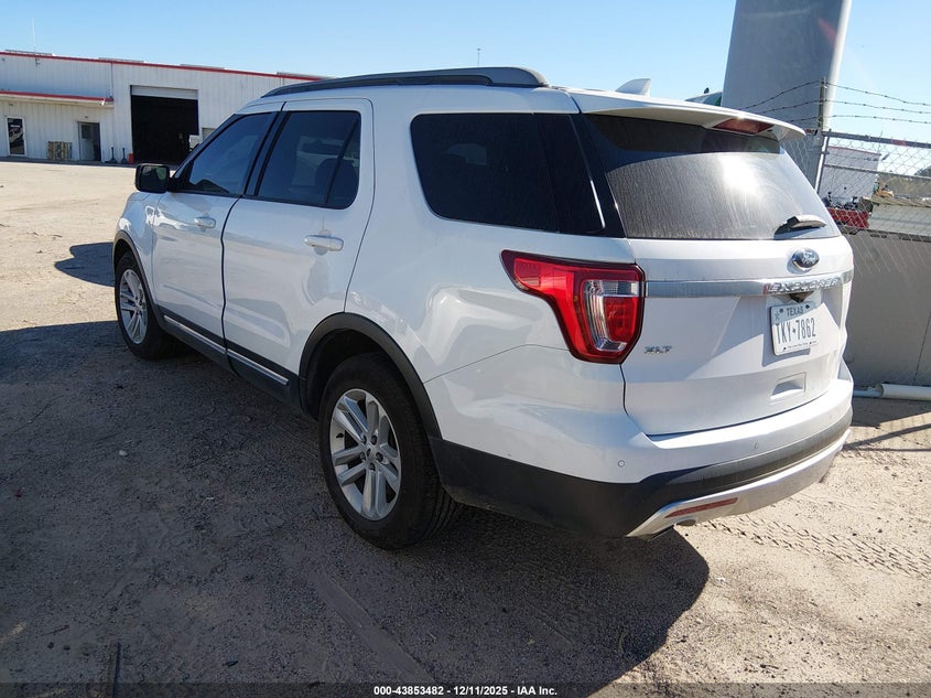 Vin: 1fm5k7d87hge22533, lot: 44348985, ford explorer xlt 20173