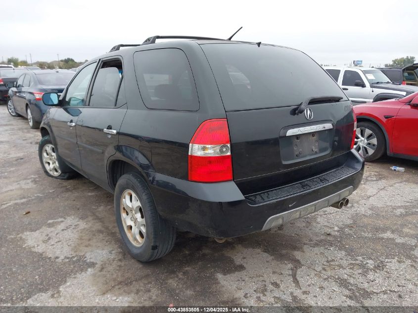 2002 Acura Mdx VIN: 2HNYD18602H507835 Lot: 43853505