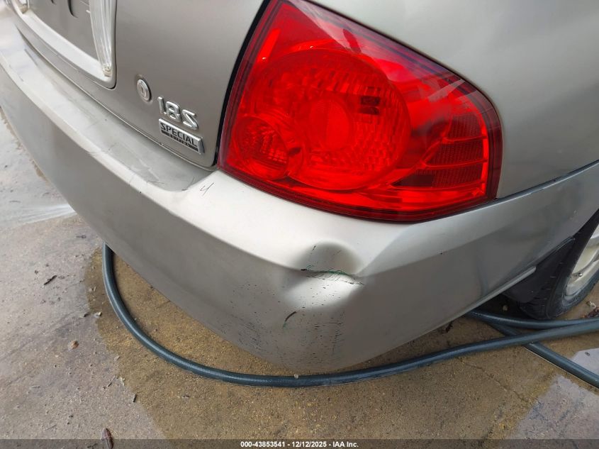 2006 Nissan Sentra 1.8S VIN: 3N1CB51D26L607974 Lot: 43853541