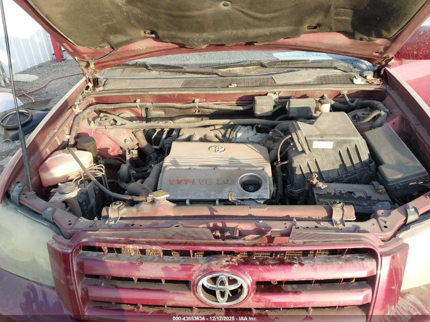 2005 Toyota Highlander Limited V6 VIN: JTEEP21AX50091947 Lot: 43853636