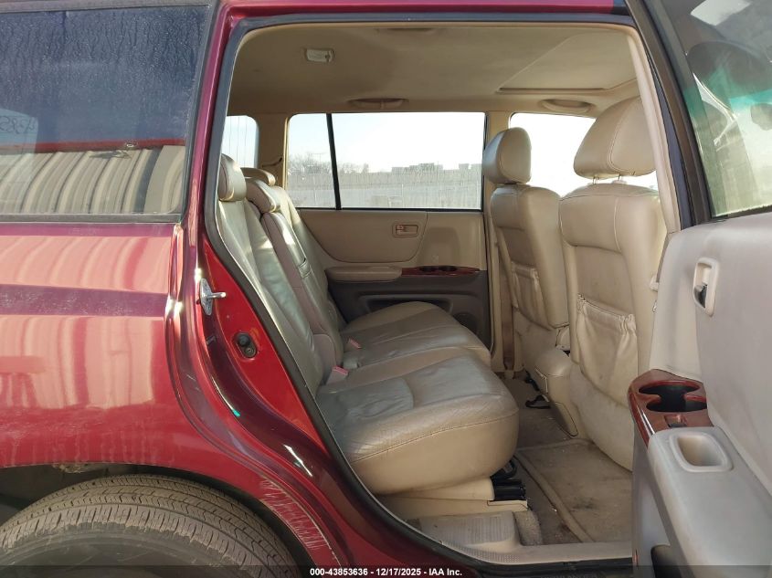 2005 Toyota Highlander Limited V6 VIN: JTEEP21AX50091947 Lot: 43853636