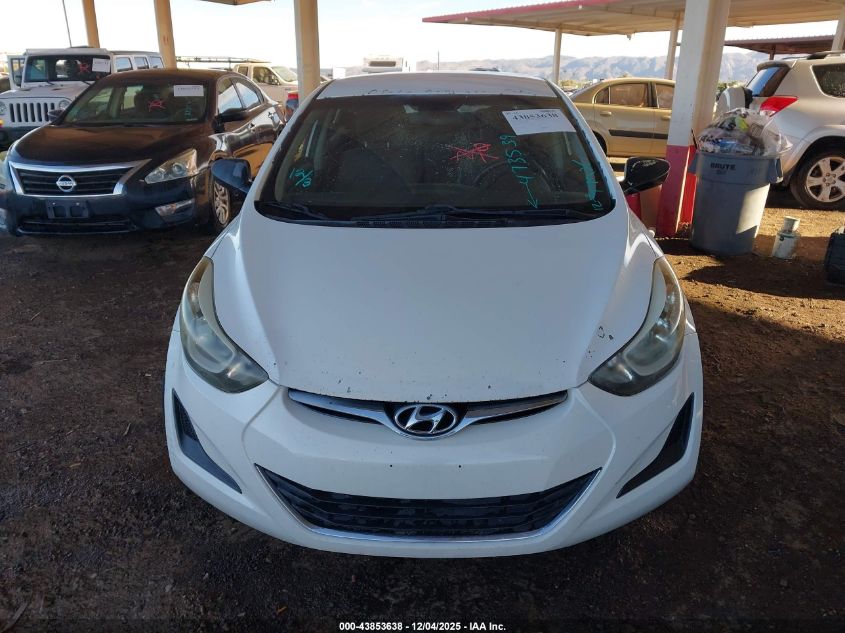 2014 Hyundai Elantra Se VIN: 5NPDH4AE1EH473539 Lot: 43853638