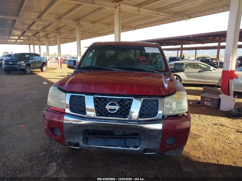 2006 Nissan Titan Se VIN: 1N6AA07A46N536829 Lot: 43853662