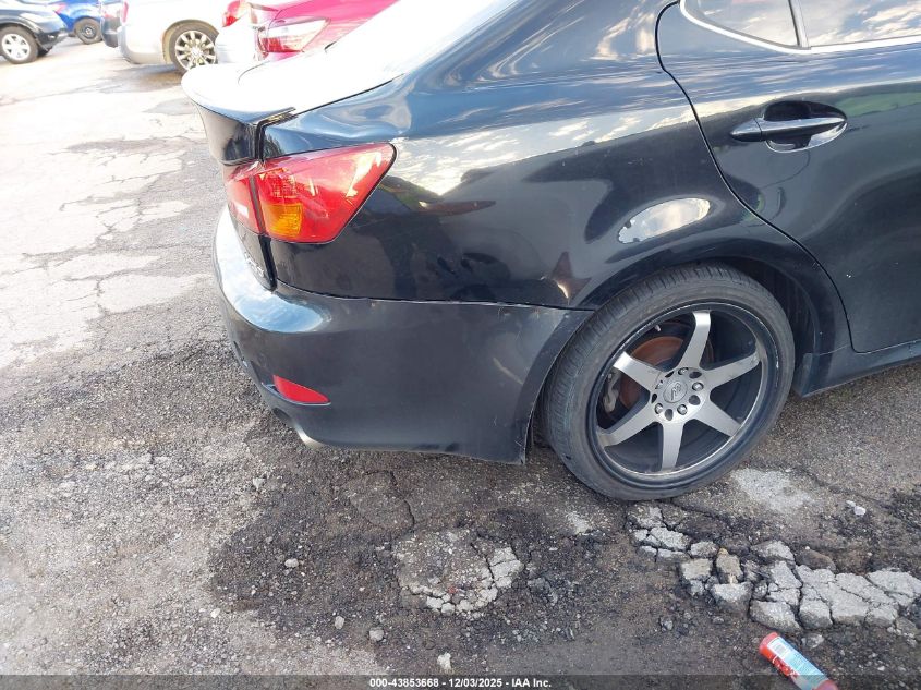 2008 Lexus Is 250 VIN: JTHBK262582074861 Lot: 43853668