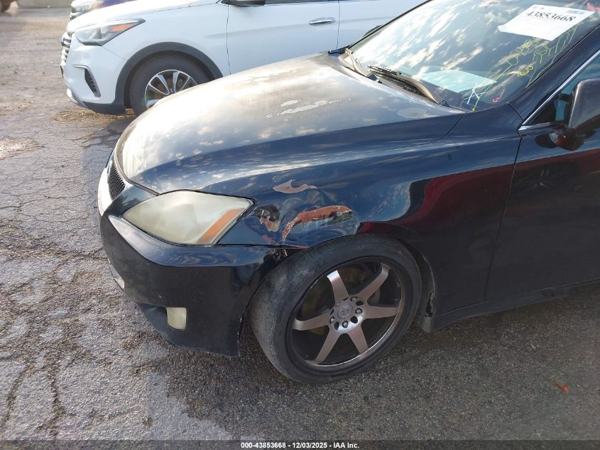 2008 Lexus Is 250 VIN: JTHBK262582074861 Lot: 43853668