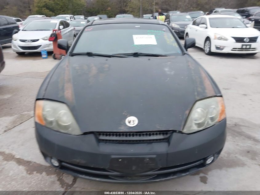 2003 Hyundai Tiburon Gt V6 VIN: KMHHN65F53U056643 Lot: 43853698