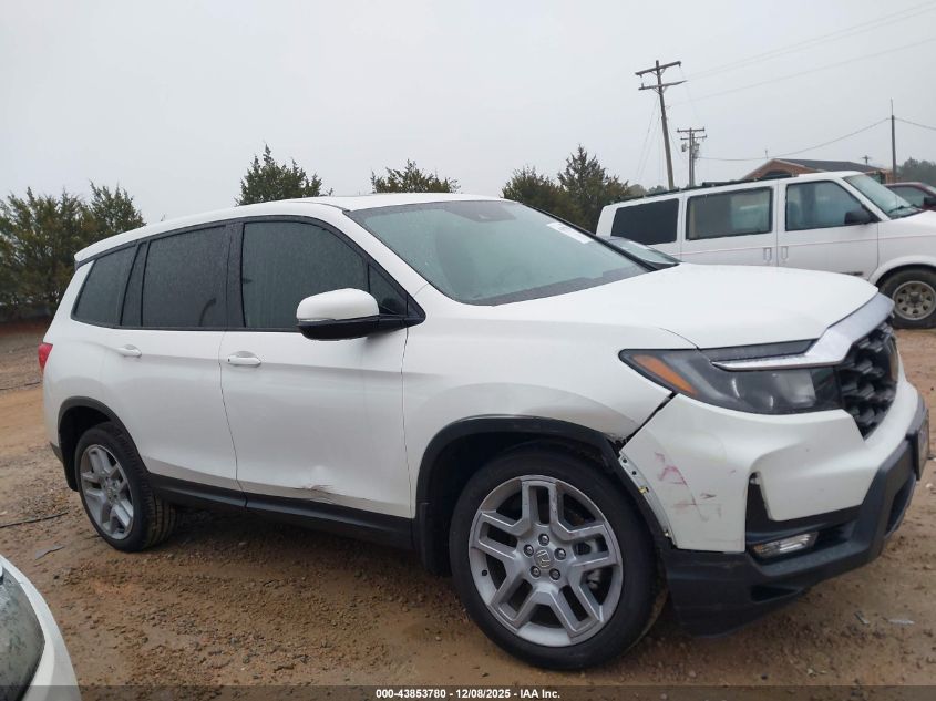 2025 Honda Passport Awd Ex-L VIN: 5FNYF8H52SB001283 Lot: 43853780