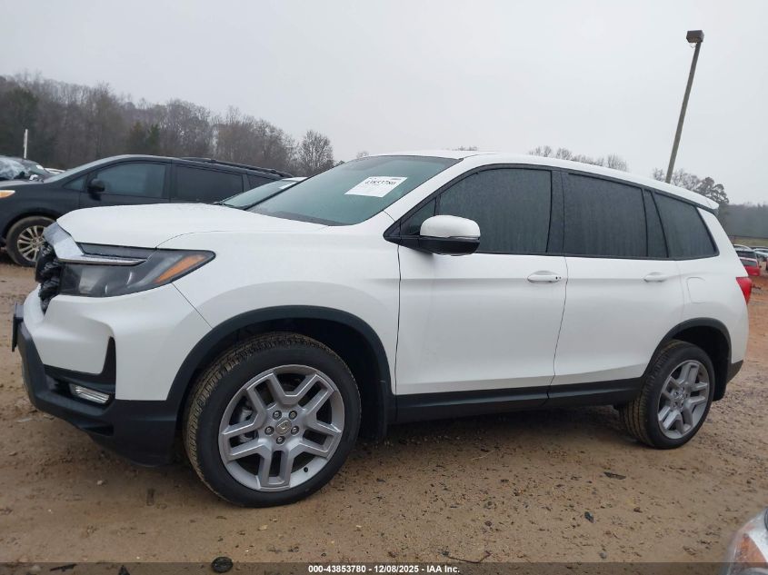 2025 Honda Passport Awd Ex-L VIN: 5FNYF8H52SB001283 Lot: 43853780