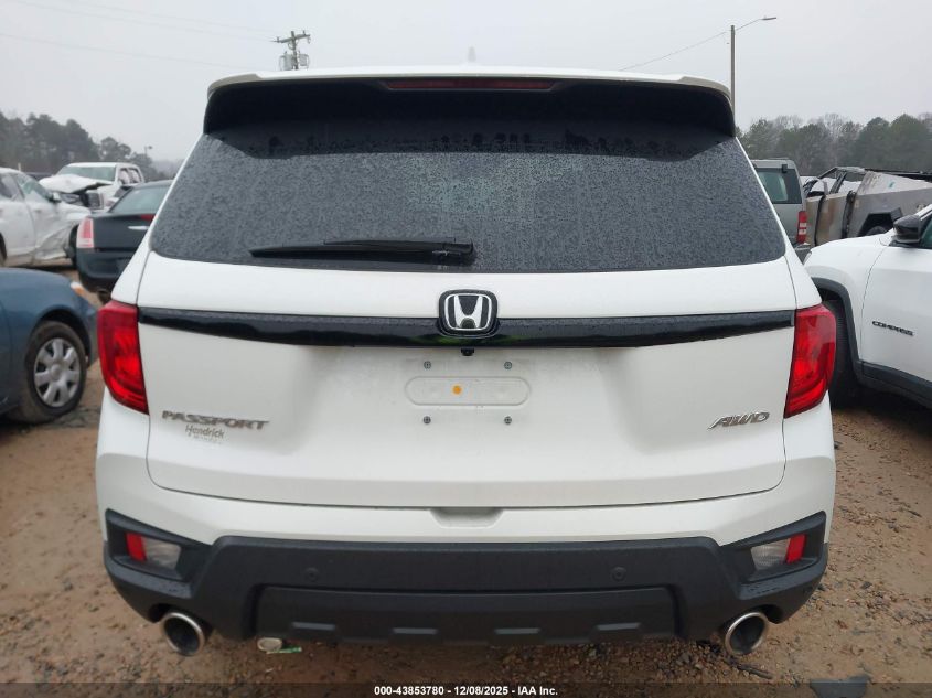2025 Honda Passport Awd Ex-L VIN: 5FNYF8H52SB001283 Lot: 43853780