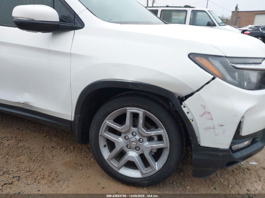 2025 Honda Passport Awd Ex-L VIN: 5FNYF8H52SB001283 Lot: 43853780