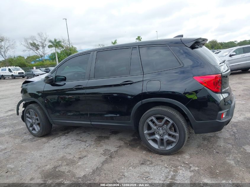 2023 Honda Passport Awd Ex-L VIN: 5FNYF8H53PB021100 Lot: 43853826