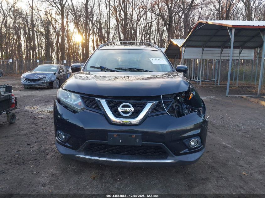 2016 Nissan Rogue Sl VIN: 5N1AT2MVXGC775309 Lot: 43853865