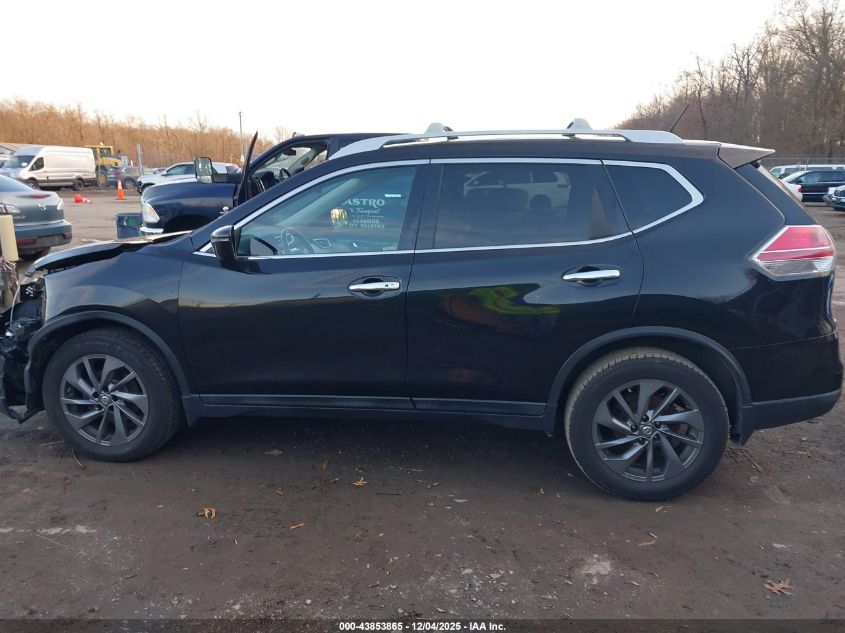 2016 Nissan Rogue Sl VIN: 5N1AT2MVXGC775309 Lot: 43853865