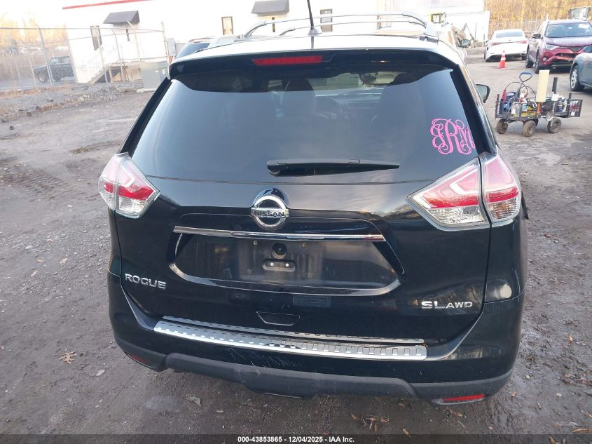 2016 Nissan Rogue Sl VIN: 5N1AT2MVXGC775309 Lot: 43853865