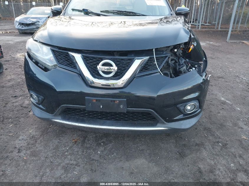 2016 Nissan Rogue Sl VIN: 5N1AT2MVXGC775309 Lot: 43853865