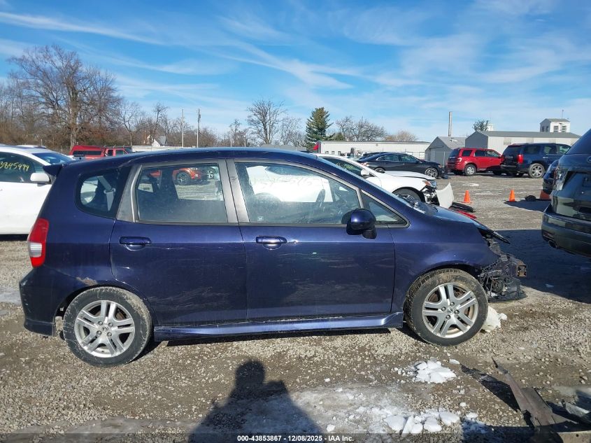 2008 Honda Fit Sport VIN: JHMGD386X8S055745 Lot: 43853867