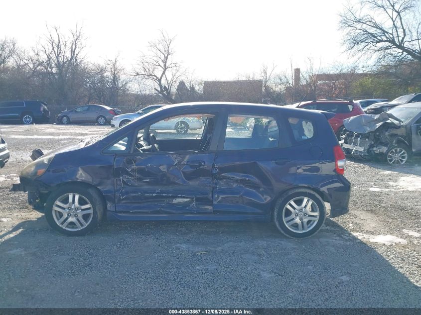 2008 Honda Fit Sport VIN: JHMGD386X8S055745 Lot: 43853867