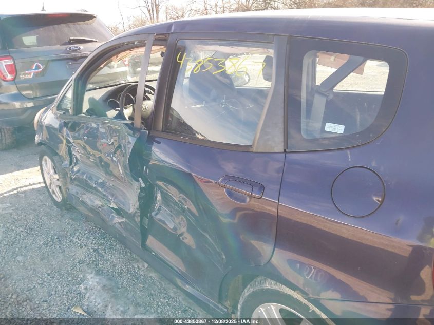 2008 Honda Fit Sport VIN: JHMGD386X8S055745 Lot: 43853867