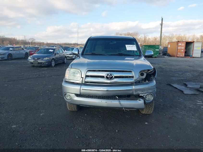 2006 Toyota Tundra Sr5 V8 VIN: 5TBDT441X6S538822 Lot: 43853874
