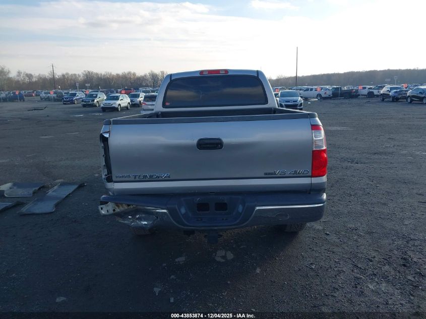 2006 Toyota Tundra Sr5 V8 VIN: 5TBDT441X6S538822 Lot: 43853874