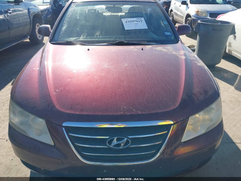 2009 Hyundai Sonata Gls VIN: 5NPET46C59H489288 Lot: 43853883