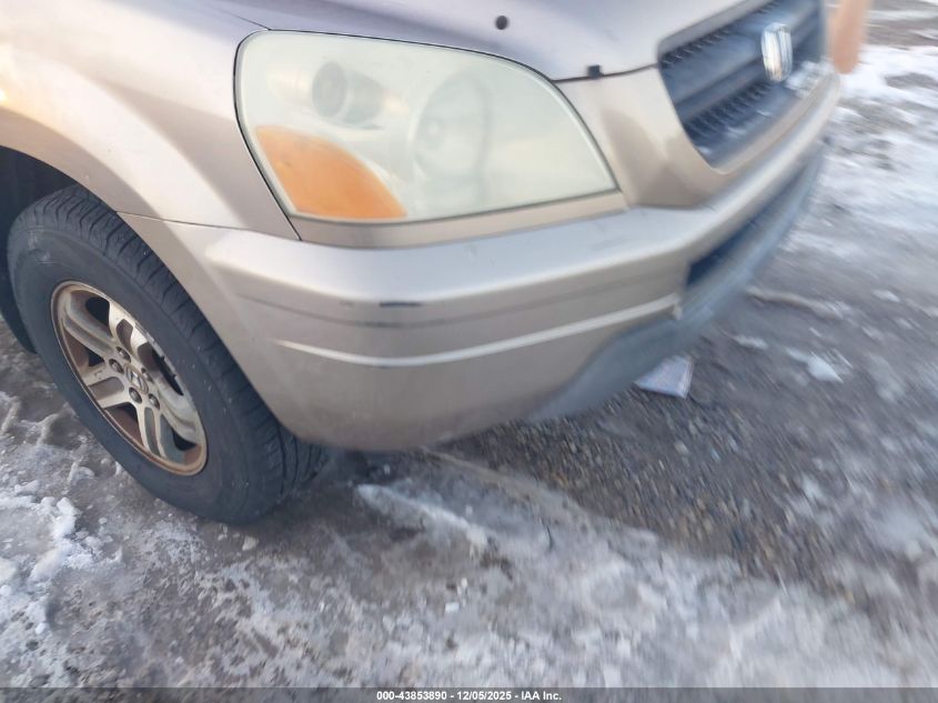 2004 Honda Pilot Ex-L VIN: 2HKYF18564H554272 Lot: 43853890