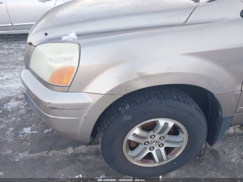 2004 Honda Pilot Ex-L VIN: 2HKYF18564H554272 Lot: 43853890