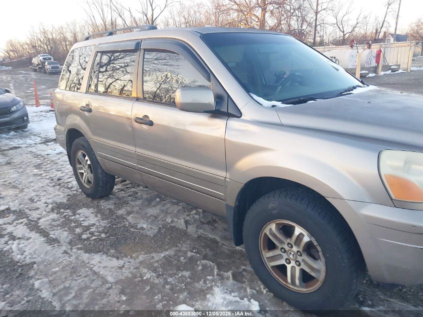 2004 Honda Pilot Ex-L VIN: 2HKYF18564H554272 Lot: 43853890