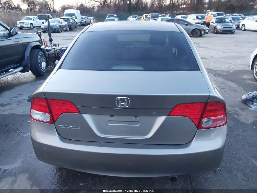 2008 Honda Civic Lx VIN: 2HGFA16508H321092 Lot: 43853895