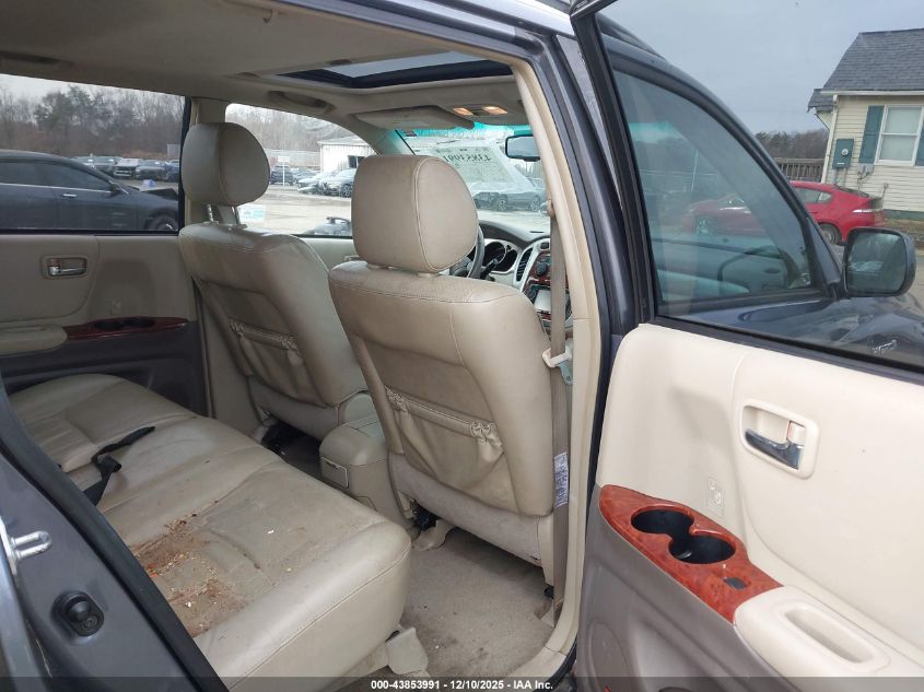 2007 Toyota Highlander Hybrid Limited V6 VIN: JTEHW21A670035653 Lot: 43853991