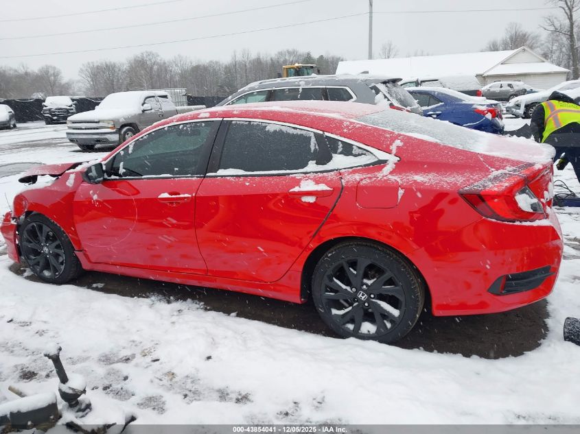 2020 Honda Civic Sport VIN: 2HGFC2F82LH518221 Lot: 43854041