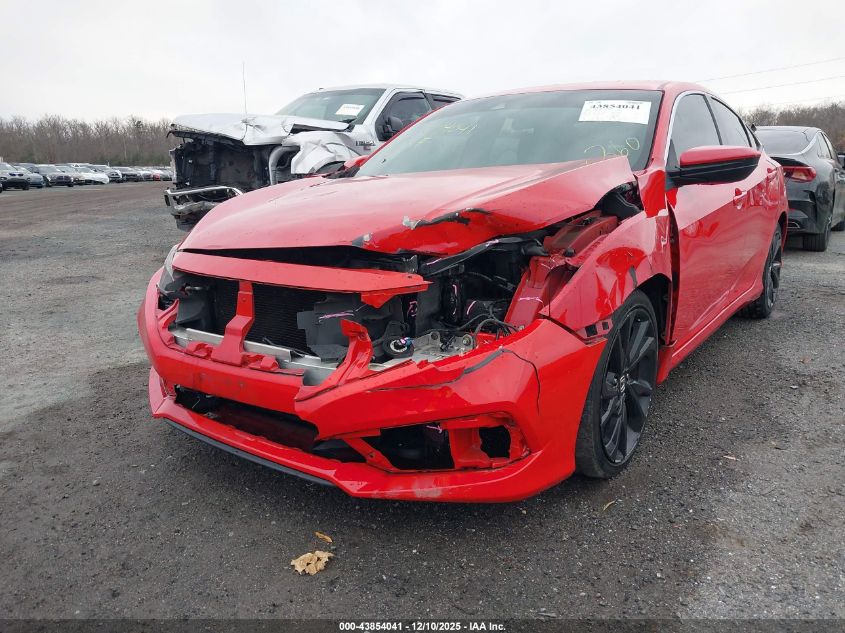 2020 Honda Civic Sport VIN: 2HGFC2F82LH518221 Lot: 43854041