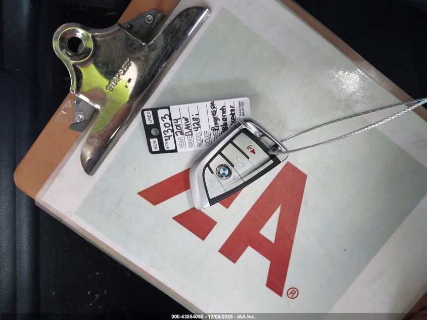 2014 BMW 428I VIN: WBA3N3C53EK231510 Lot: 43854055