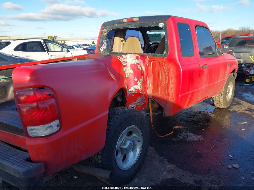 2000 Ford Ranger Xl/Xlt VIN: 1FTYR14V9YTB12651 Lot: 43854072
