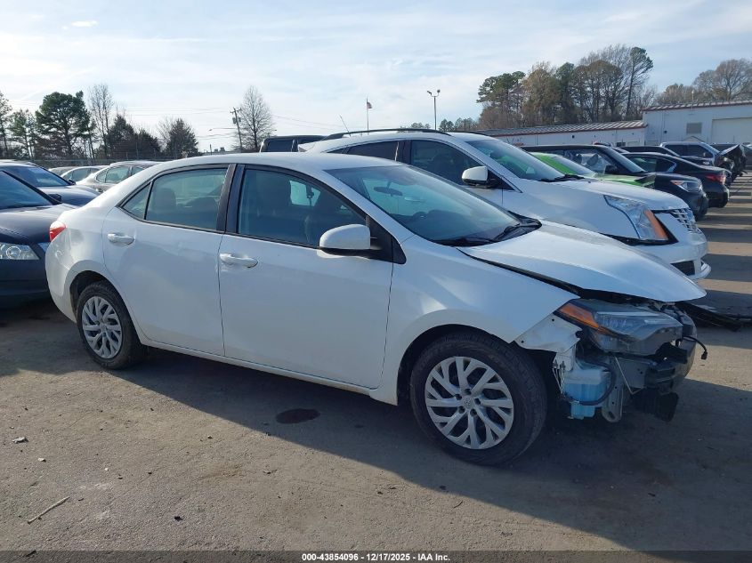 2019 Toyota Corolla Le VIN: 5YFBURHE8KP883937 Lot: 43854096