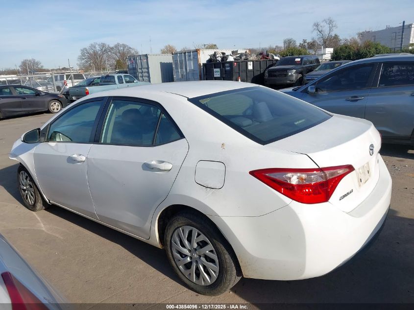 2019 Toyota Corolla Le VIN: 5YFBURHE8KP883937 Lot: 43854096