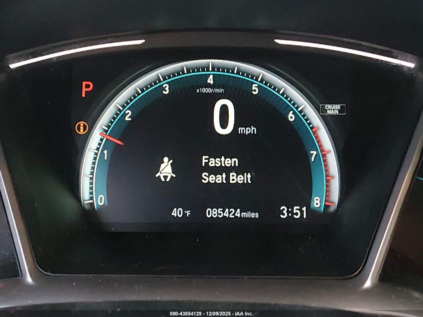 2017 Honda Civic Ex-L VIN: 2HGFC1F71HH648886 Lot: 43854129