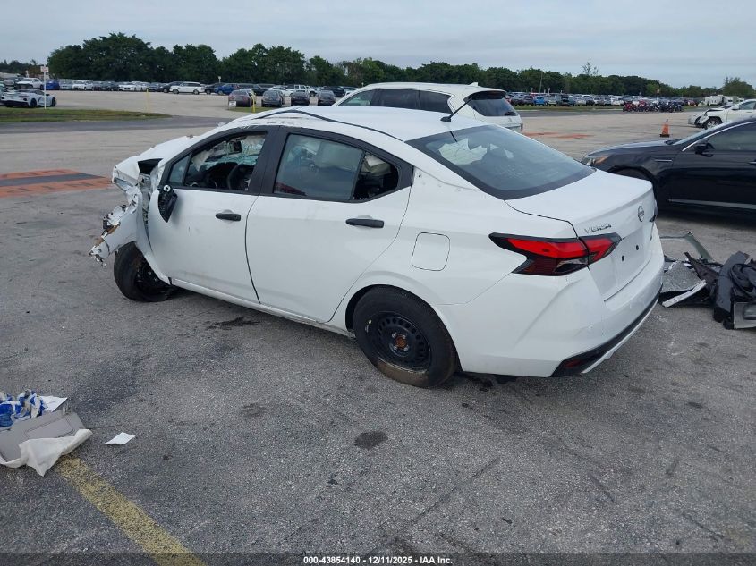 2025 Nissan Versa 1.6 S VIN: 3N1CN8DV6SL867589 Lot: 43854140