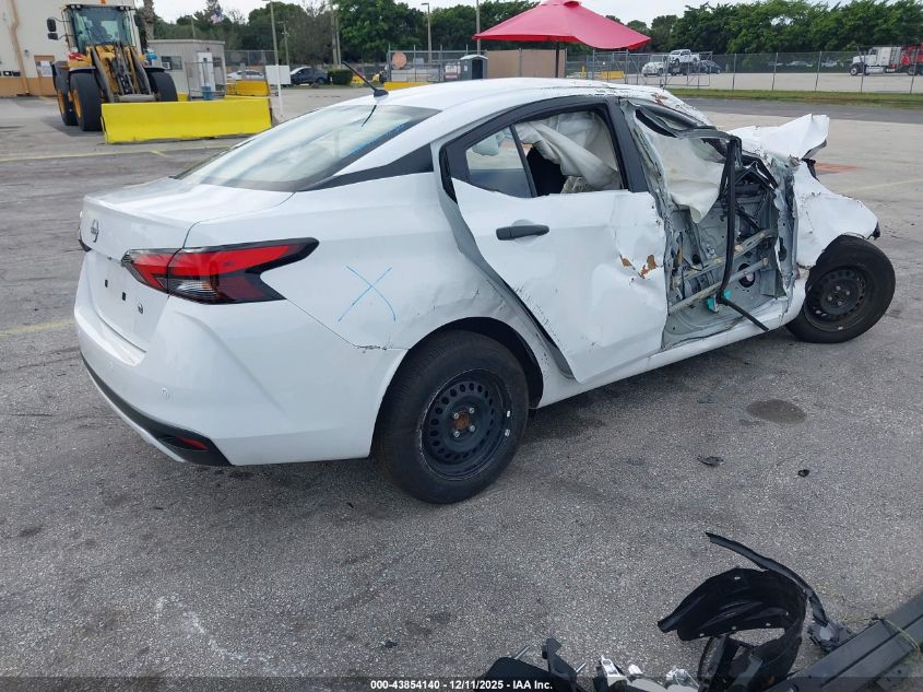 2025 Nissan Versa 1.6 S VIN: 3N1CN8DV6SL867589 Lot: 43854140