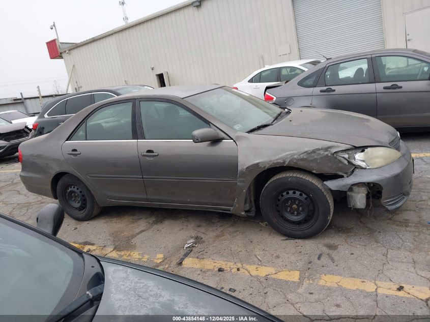 2002 Toyota Camry Le VIN: 4T1BE32K12U536831 Lot: 43854148